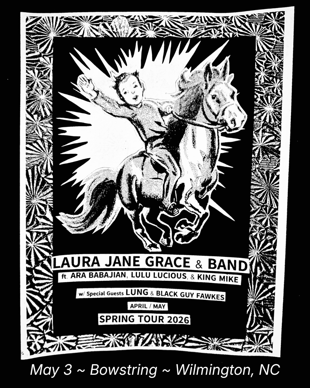 Grace Laura Ruth Laura Jane Grace w/ Lung and Black Guy Fawkes - Browstring Brewyard